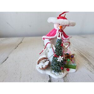 Hallmark snowman 2007‎ 20th anniversary ornament tree Xmas